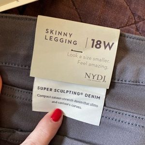 NYDJ gray denim jeans